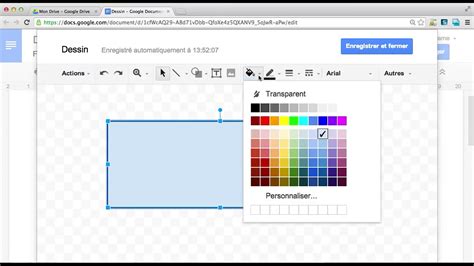 10 Apprendre à insérer des formes dessin vectoriel dans un doc google