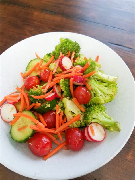 A Quick Vegetable And Vinaigrette Salad Recipe Style And Stewardship