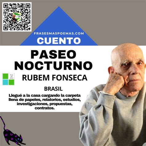 Paseo nocturno de Rubem Fonseca Cuento breve Frases más poemas