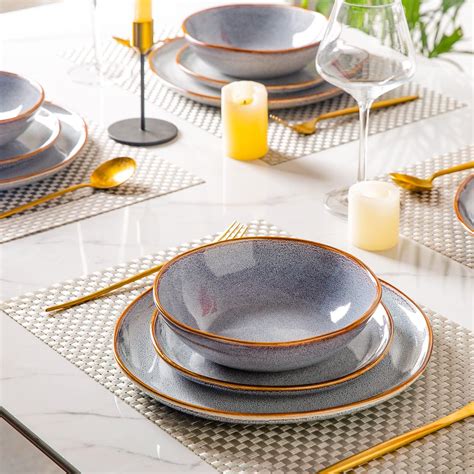 Buy AmorArc Ceramic Dinner Plates Set Of 6 10 5 Inch Handmade Reactive