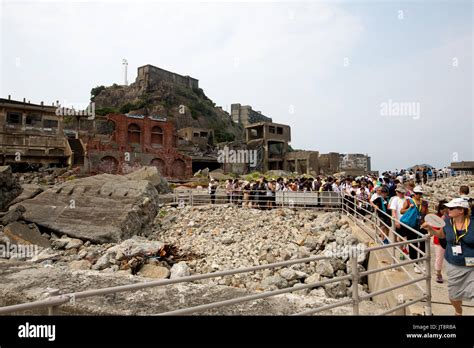 Gunkanjima Tourists Hi Res Stock Photography And Images Alamy