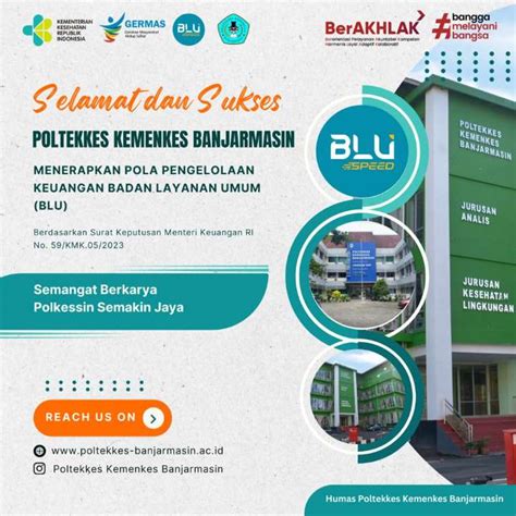 Poltekkes Kemenkes Banjarmasin Resmi Menjadi Satker Blu