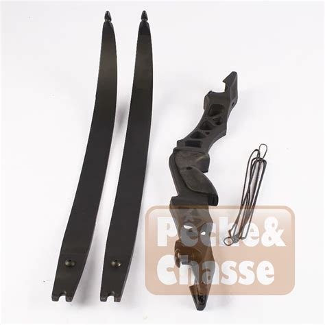 L Arc Enchanté Arc Recourbé Noir Camouflage pour Chasse Tir