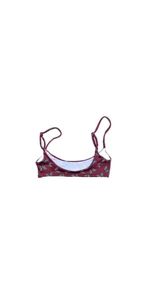 Top De Bikini Sostenible Biarritz Mariposas LAWAK