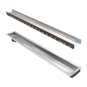 Ralo Linear Cm Oculto De Inox Saida De Cm Lateral Leroy Merlin