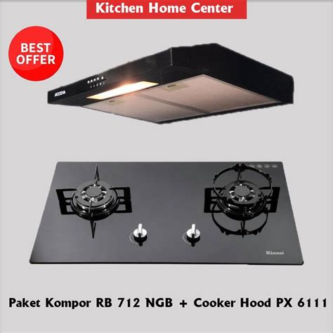 Jual Paket Kompor Tanam Rinnai Rb Ngb Cooker Hood Modena Px