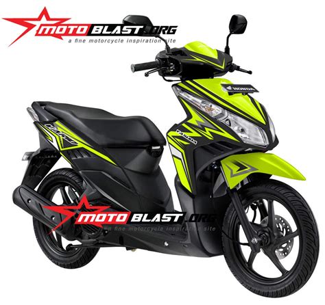 Modifikasi Striping Vario Techno 110 Black