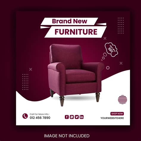 Premium Vector Furniture Sale Social Media Banner Template