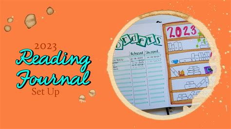 2023 Reading Journal Setup Featuring January S Spread Bulletjournal