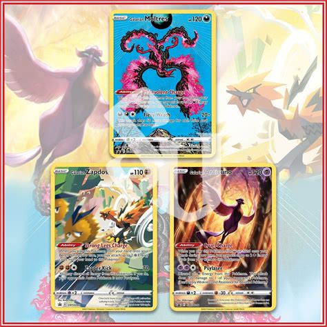 Pokemon Tcg Sword Shield Promo Card Swsd Galarian Moltres Zapdos