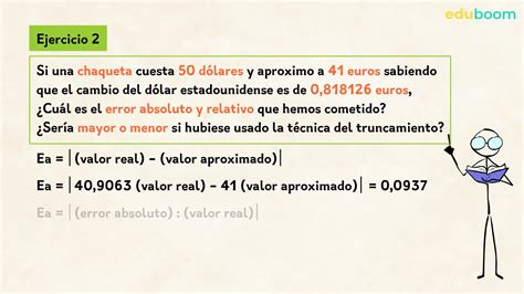 Dialecto tomar inflación calculo de errores absoluto y relativo Negrita