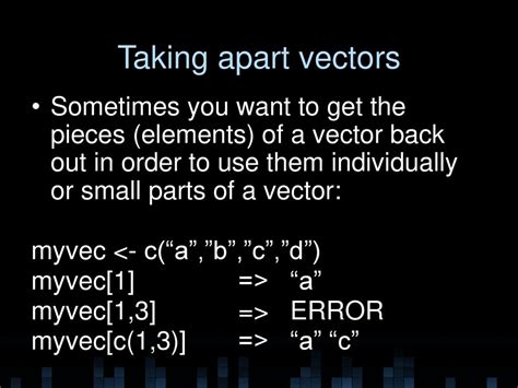 Data Vectors And Factors Ppt Download