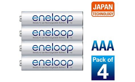 Panasonic Eneloop Aaa Rechargeable Batteries 800mah 2100 Times 4