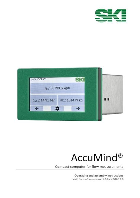 Pdf Accumind Betriebs Und Montageanleitung Compatible