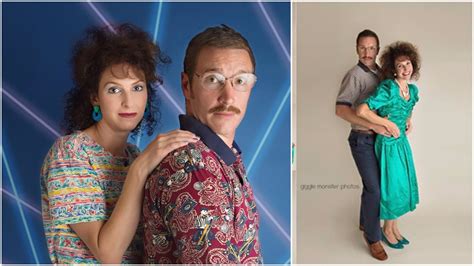 Couple Celebrates Anniversary With 80s Theme Photo Shoot And The