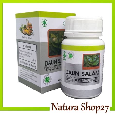 Jual Herbal Kapsul Ekstrak Daun Salam Original Kota Depok Natura