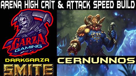 Smite Arena Cernunnos High Crit And Attack Speed Build Smite Arena