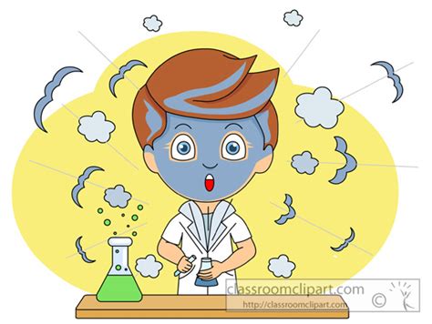 Science Clipart Photo Image - science_experiment_gone_wrong_03 - Classroom Clipart