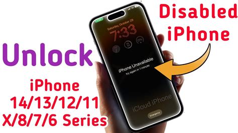 Disabled Iphone Unlock In 2 Minutes Unlock Iphone Passcode Without Computer Unlock Password