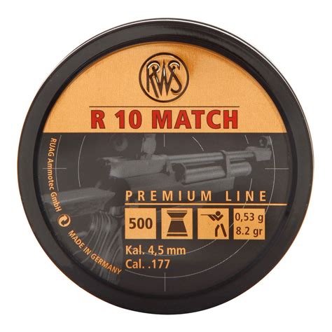 RWS Flachkopf Diabolos R 10 Match 4 5mm 500 Stück kaufen