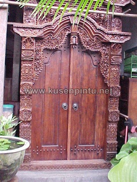 Gapura Kusen Pintu Gebyok Salak Brown KPG 123 Kusen Pintu Jendela