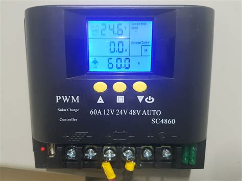 Controlador De Carga Painel Pwm Solar Usb Lcd A V Loja