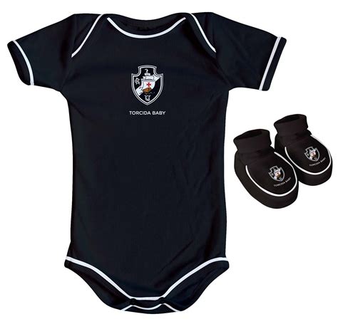 Kit Body Colorido Vasco Torcida Baby Loja Torcida Baby Roupas De