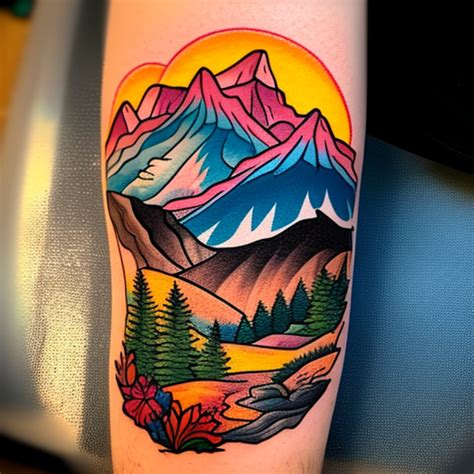 65 Colorado Mountain Tattoo Ideas - TattooClue.com