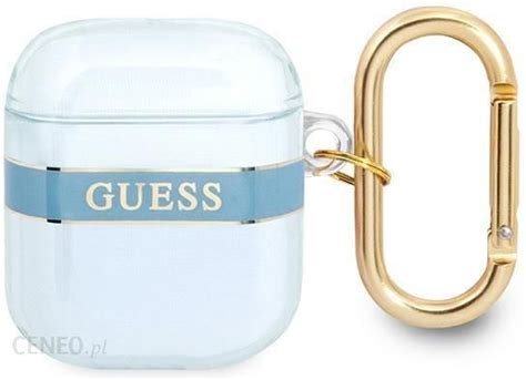 Guess Gua2Hhtsb Airpods Cover Niebieski Blue Strap Collection Etui Na