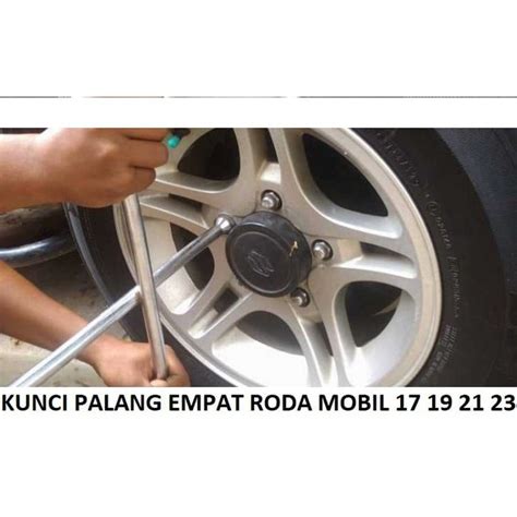 Jual Kunci Palang Empat Roda Ban Tire Car Cross X Silang Kali Besi