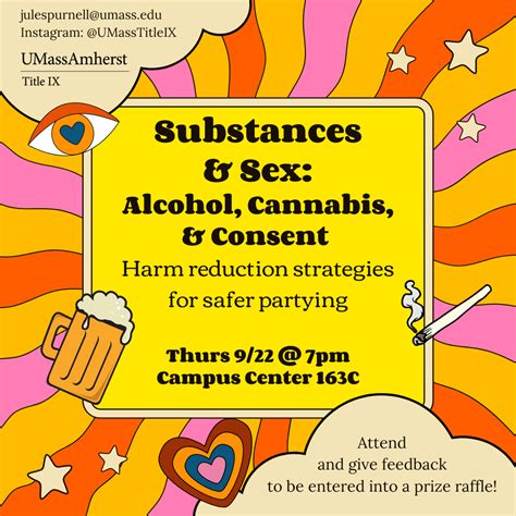 Substances And Sex Alcohol Cannabis And Consent Umass Amherst