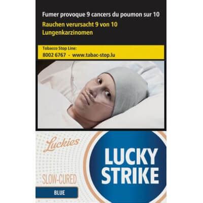 Lucky Strike Blue Chez Tobalco Au Luxembourg