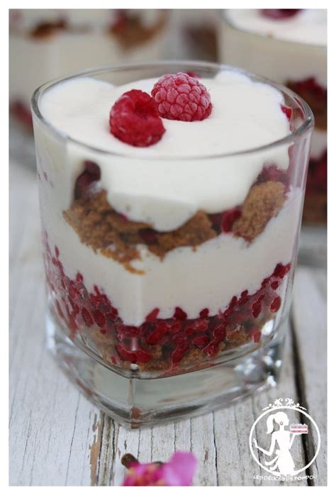 Verrine tiramisu framboise spéculos Les délices de Pompou Tiramisu