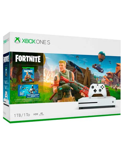 Consola Xbox One S Blanco 1tb Con Fortnite Gameplanet