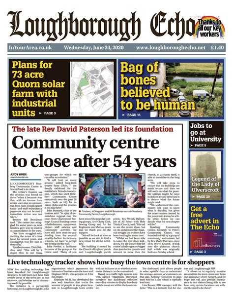 Loughborough Echo - 2020-06-24