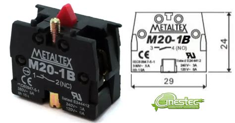 CHAVE PARA BOTAO DE EMERGENCIA NF M20 1B METALTEX Cinestec