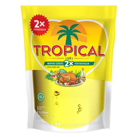 Jual Tropical Minyak Goreng Pouch Liter Liter Shopee Indonesia