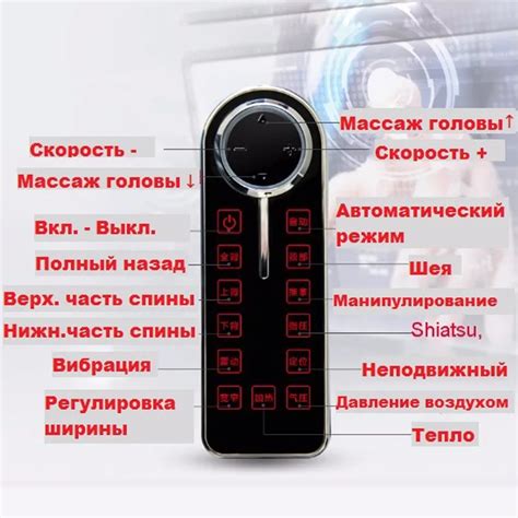 LEK Электрический массажный стул для всего тела, вибрирующий коврик ...