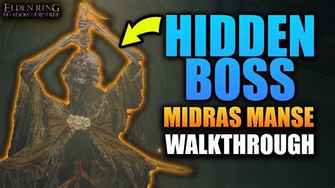 Midras Manse Walkthrough Cutscene Elden Ring Shadow Of The Erdtree