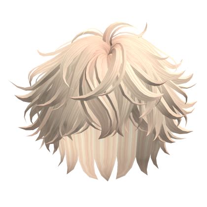 Blonde Messy Fluffy Anime Boy Hair Roblox