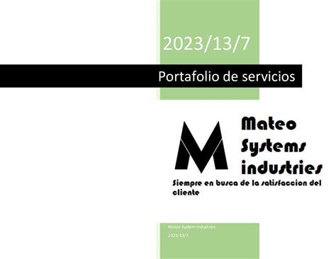 Calam O Portafolio De Servicios