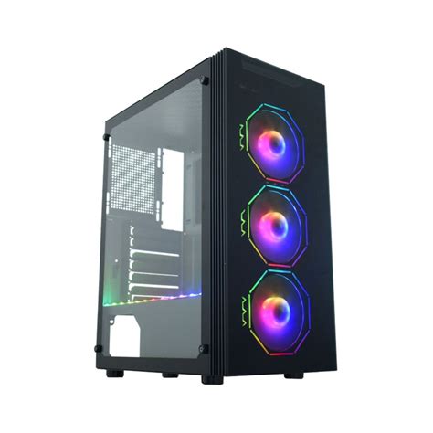 Gabinete Gamer K Mex CG 02Z5 Asgard Polygon RGB ChipByte Informática