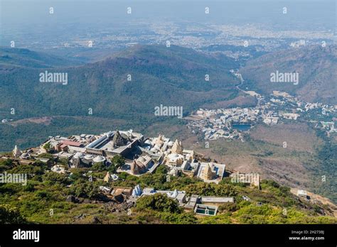 Jain Temple At Girnar Hill Gujarat State India Junagadh In The