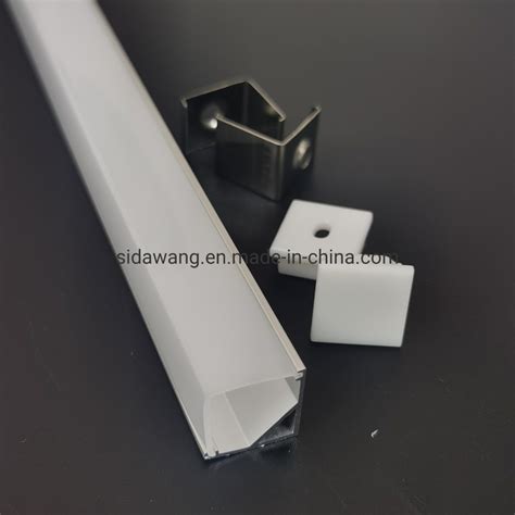 16X16mm 45degree V Shaped Triangle LED Aluminium Extrusion Aluminum