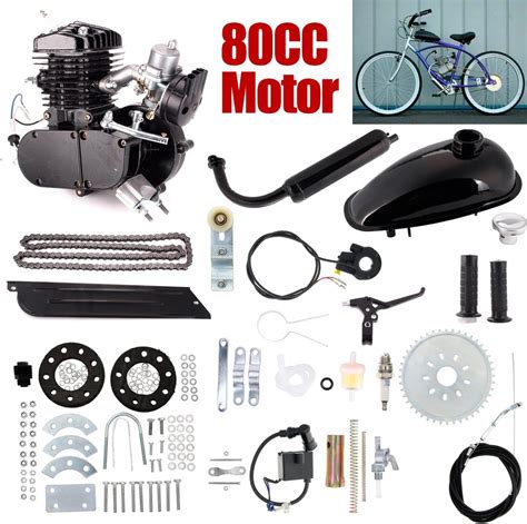 ExGizmo 80cc 2 Stroke Bicycle Gasoline Engine Motor Kit DIY Motorized