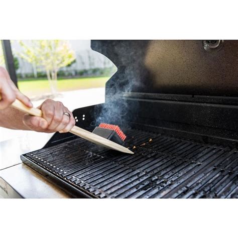 Char-Broil Cool Clean Wood Grill Brush in the Grill Brushes & Cleaning ...