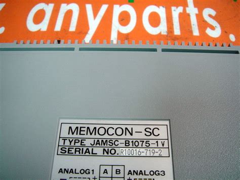 YASKAWA PLC MEMOCON SC JAMSC B1075 1V 0 10V A D MODULE PLC DCS SERVO