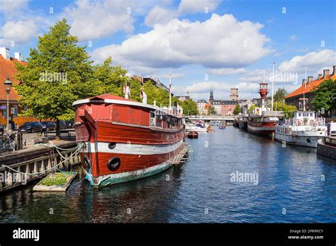 Denmark Copenhagen Frederiksholms Canal Stock Photo Alamy