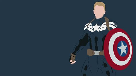 Captain America Minimal Wallpapers - Wallpaper Cave