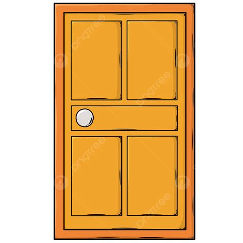 Door Clipart, Door, Cartoon Door PNG Transparent Clipart Image and PSD ...